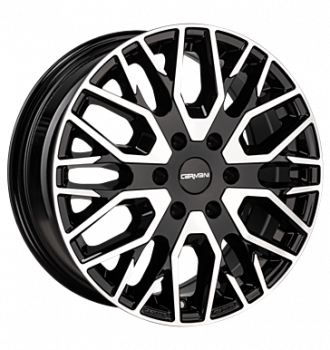 Carmani, 20 Ludwig HL, 7,5x18 ET49 6x120 74,5, black polish