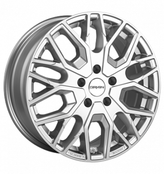 Carmani, 20 Ludwig HL, 7,5x18 ET40 5x112 66,6, white silver