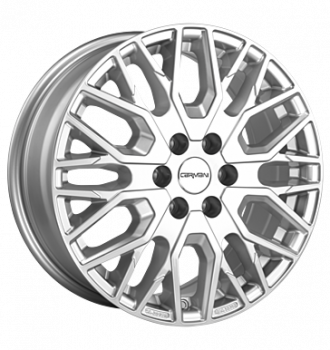 Carmani, 20 Ludwig HL, 7,5x18 ET49 6x120 74,5, white silver