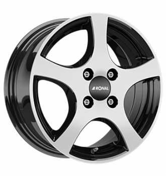 Ronal, CA2, 6x14 ET30 4x100 57, jetblack frontkopiert