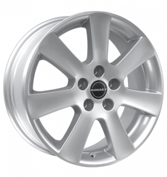 Borbet, CA, 6,5x15 ET47 5x112 57,1, crystal silver