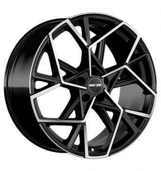 GMP, Cartesio, 7x17 ET30 4x108 65,1, black diamond