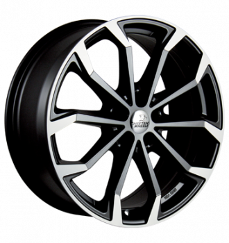 Cheetah Wheels, CV.04, 8x19 5x112 ET47 5x112 70,4  schwarz matt teilpoliert