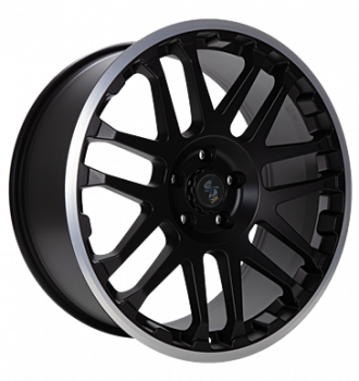 Eta Beta, Combat, 9x20 ET30 6x139,7 67,1, black matt lip polished
