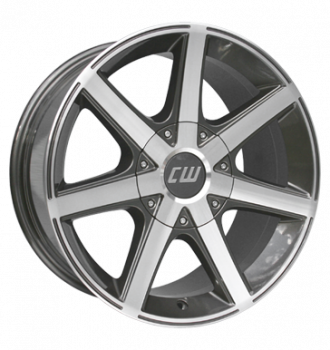 Borbet, CWE, 7x16 ET20 6x139,7 100,1, mistral anthracite glossy polished