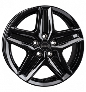 Borbet, CWZ, 7,5x18 ET53 5x120 65,1, black glossy