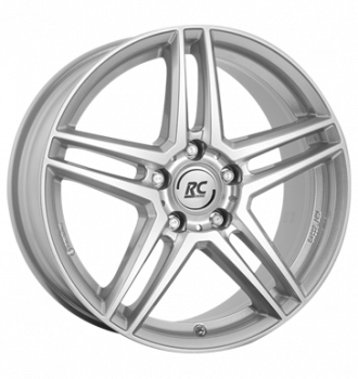 RCDesign, RC D17, 8x18 ET43 5x112 66,6, kristallsilber