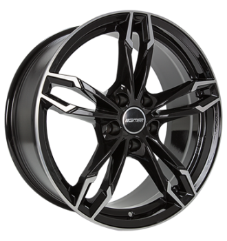 GMP, Dea, 8,5x19 ET47 5x120 72,6, black diamond