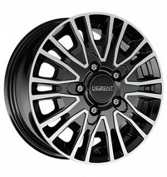 Dezent, KE dark, 6,5x16 ET60 5x160 65,1, black polished