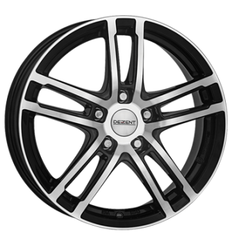 Dezent, TZ, 7,5x17 ET36 5x112 66,6, black polished