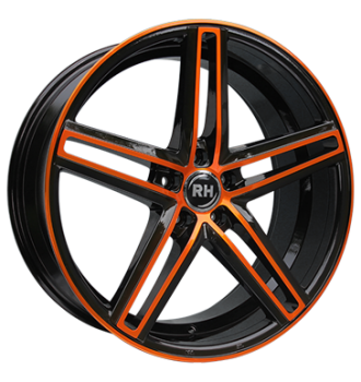 RH, DG Evolution, 8x18 ET35 5x112 72,6, color polished - orange