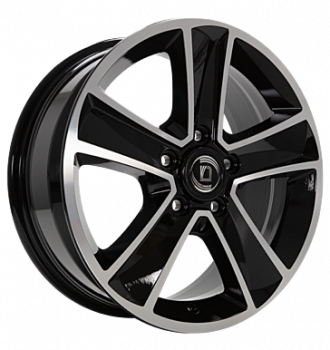 Diewe Wheels, Mammut 5, 7x16 ET45 5x120 65,1, Nero machined
