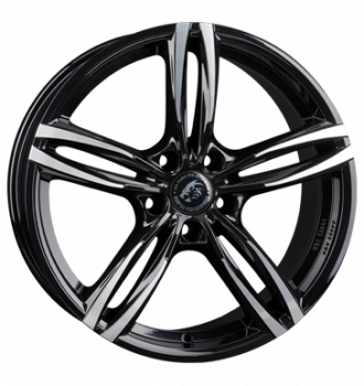 Damina Performance, DM03, 8,5x19 ET30 5x112 66,6, black polished