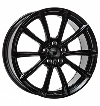 2DRV, WH28, 8x18 ET26 5x112 66,6, schwarz glanz lackiert