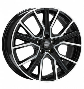 2DRV, WH34, 8x18 ET36 5x112 66,6, schwarz hochglanzpoliert