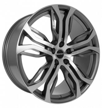 GMP, Dynamik, 9x20 ET50 5x130 71,6, anthracite diamond