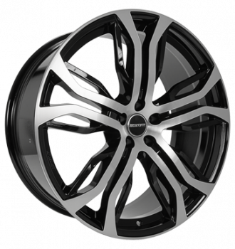 GMP, Dynamik, 9x20 ET50 5x130 71,6, black diamond