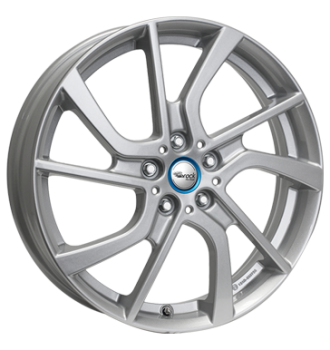 Brock, eB1, 5x19 ET43 5x112 66,7, kristallsilber