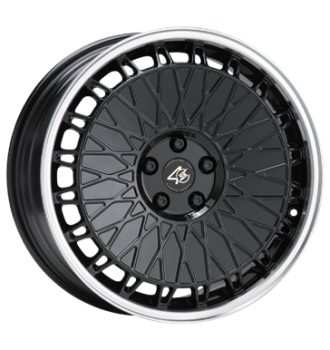 Eta Beta, EB40, 8,5x19 ET45 5x112 73,06, matt black lip polish