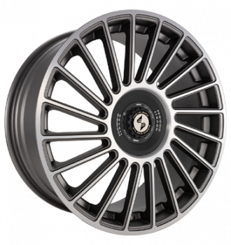 Eta Beta, Venti-R ZV, 8,5x20 ET38 5x114,3 78,1, Anthr. matt full pol. R.Schw./M.Schw.