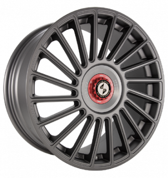 Eta Beta, Venti-R ZV, 8,5x20 ET38 5x114,3 78,1, Anthracite matt R.Silber/M.Rot