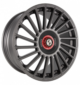 Eta Beta, Venti-R ZV, 8,5x20 ET38 5x114,3 78,1, Anthracite matt R.Schwarz/M.Rot