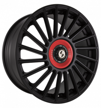 Eta Beta, Venti-R ZV, 8,5x20 ET38 5x114,3 78,1, Black matt R.Rot/M.Schwarz