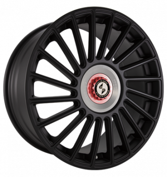 Eta Beta, Venti-R ZV, 8,5x20 ET38 5x114,3 78,1, Black matt R.Silber/M.Rot
