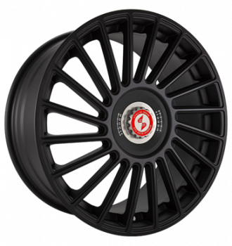 Eta Beta, Venti-R ZV, 8,5x20 ET38 5x114,3 78,1, Black matt R.Schwarz/M.Rot