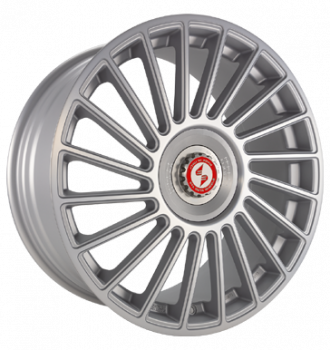 Eta Beta, Venti-R ZV, 8,5x20 ET38 5x114,3 78,1, Silver matt full pol R.Silber/M.Silb.