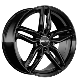 GMP, Fasten, 8x19 ET40 5x114,3 73,1, black glossy