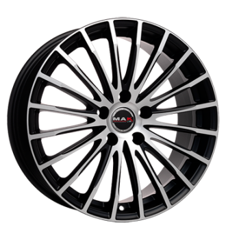 MAK, Fatale, 7x17 ET32 4x108 72, ice black