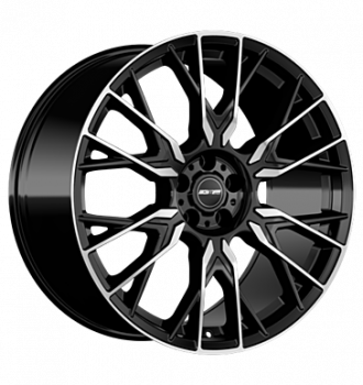GMP, Fender, 10x22 ET38 5x112 66,6, black diamond