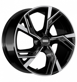 Fondmetal, Atena, 8x19 ET47 5x112 66,5, glossy black machined