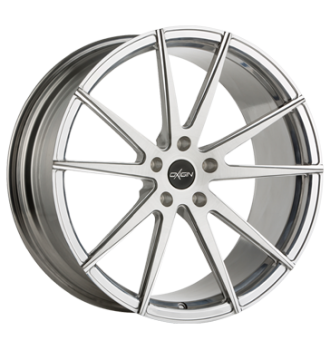 Oxigin, Oxforged 1, 9x21 ET18 5x120 76,9, silver brush polish