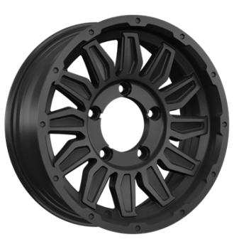 OXXO, Forrest Black, 5,5x15 ET5 5x139,7 108,1, matt black