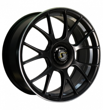 Schmidt Revolution, Gambit, 8,5x19 ET28 5x112 66,5, satin black hornpoliert/Undercut Centerlock