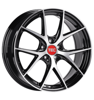 TEC Speedwheels, GT 6 Evo, 10x22 ET50 5x130 71,5, black-polished