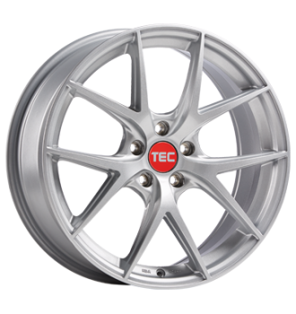 TEC Speedwheels, GT 6 Evo, 8x19 ET33 5x110 65,1, bright-silver