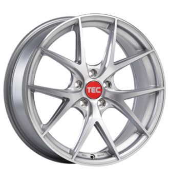 TEC Speedwheels, GT 6 Evo, 8x19 ET30 5x112 72,5, silver-polished