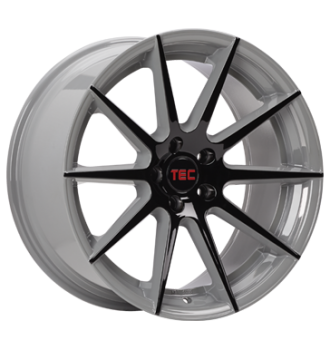 TEC Speedwheels, GT 7, 9,5x19 ET30 5x112 72,5, black-grey 2-tone