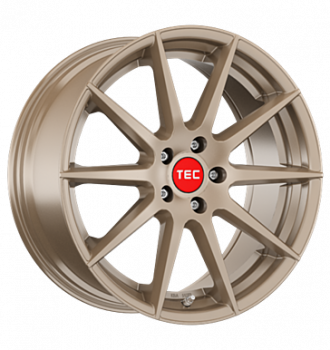 TEC Speedwheels, GT 7, 9,5x19 ET40 5x114,3 72,5, Light-Bronze