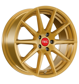 TEC Speedwheels, GT 7, 9,5x22 ET35 5x114,3 72,5, gold