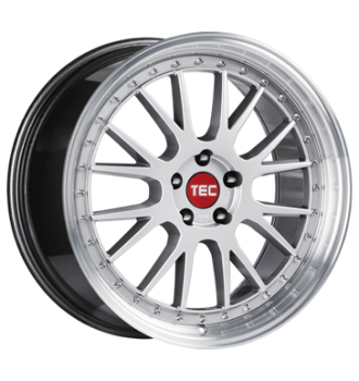 TEC Speedwheels, GT Evo, 8x18 ET35 5x110 65,1, hyper-silber-hornpoliert