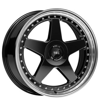 TEC Speedwheels, GT Evo-R, 9x20 ET35 5x112 72,5, schwarz-glanz-hornpoliert