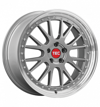 TEC Speedwheels, GT Evo, 8x18 ET45 5x108 72,5, titan-polished-lip