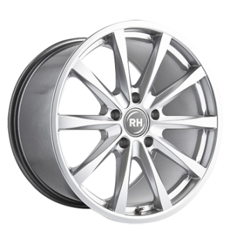 RH, GT, 8,5x19 ET45 5x112 72,6, sterlingsilber lackiert