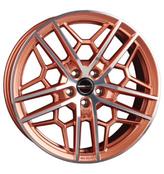 Borbet, GTY, 8,5x19 ET45 5x114,3 72,5, copper polished glossy