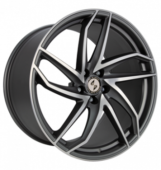 Eta Beta, Heron, 8,5x20 ET45 5x114,3 78,1, anthracite matt full polish
