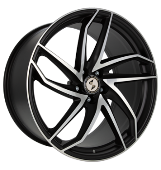 Eta Beta, Heron-K, 9,5x19 ET35 5x120 78,1, black matt full polish